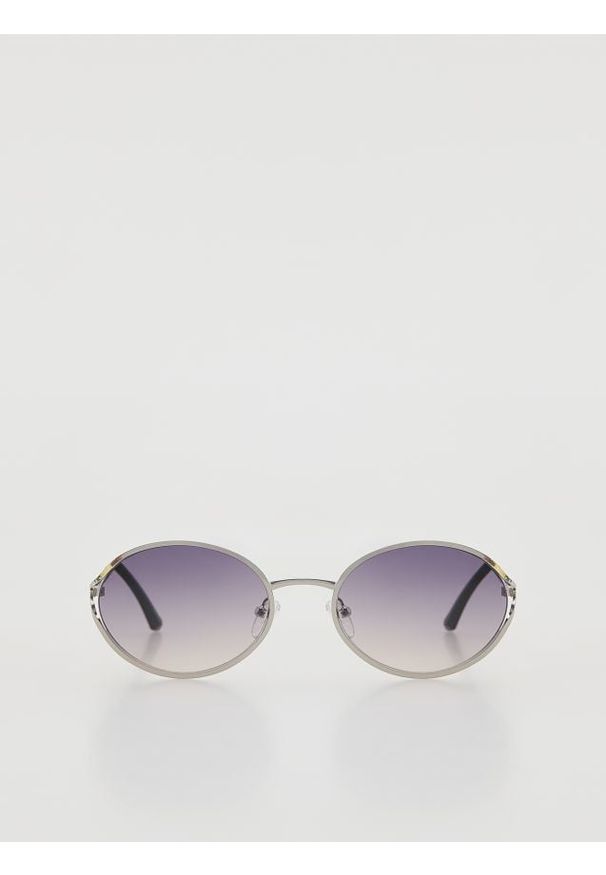 Reserved - Okulary przeciwsłoneczne - jasnoszary. Kolor: szary