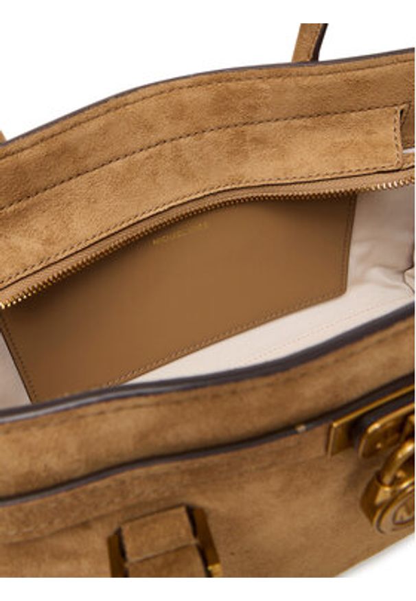 MICHAEL Michael Kors Torebka Hamilton Moderne 30F5ANXT0S Brązowy. Kolor: brązowy. Materiał: skórzane