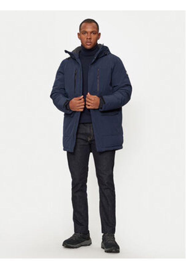 Whistler Parka Bluff M W-PRO 10000 W244057 Granatowy Regular Fit. Kolor: niebieski. Materiał: syntetyk