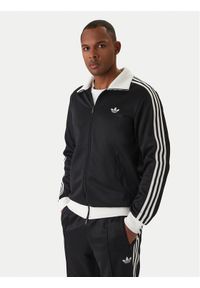 Adidas - adidas Bluza adicolor Classic KE3527 Czarny Slim Fit. Kolor: czarny. Materiał: syntetyk, bawełna #1