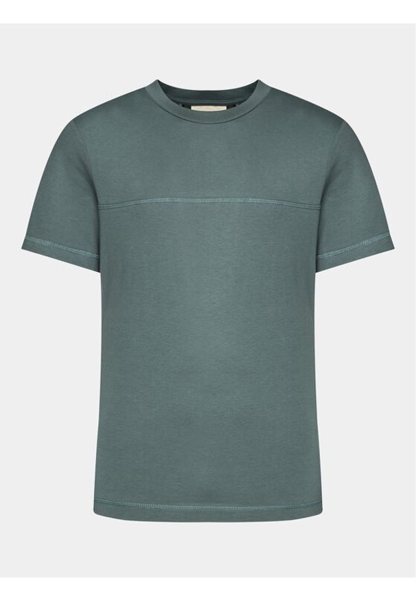outhorn - Outhorn T-Shirt OTHAW23TTSHM0931 Turkusowy Regular Fit. Kolor: turkusowy. Materiał: bawełna