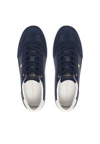 TOMMY HILFIGER - Tommy Hilfiger Sneakersy Th Chic Low Vulc FW0FW09391 Granatowy. Kolor: niebieski. Materiał: skóra #5