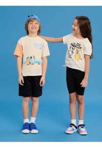 Sinsay - Koszulka Bluey - kremowy. Kolor: kremowy #1