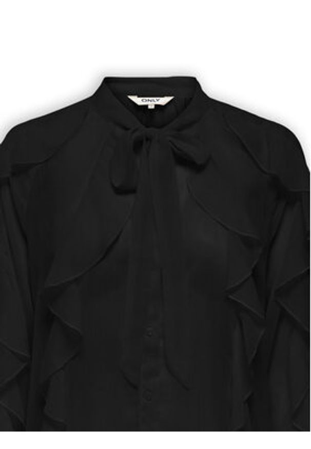 only - ONLY Koszula Taryn 15360696 Czarny Regular Fit. Kolor: czarny. Materiał: syntetyk