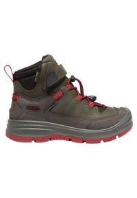 keen - Buty trekkingowe dla dzieci Keen Redwood Mid WP. Okazja: na co dzień. Kolor: szary. Sport: turystyka piesza