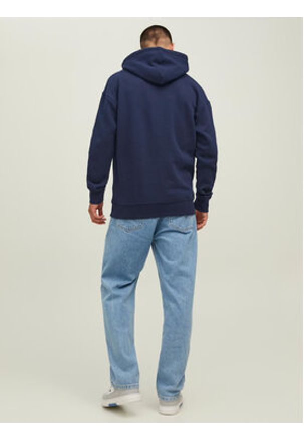 Jack & Jones - Jack&Jones Bluza Star 12208157 Granatowy Relaxed Fit. Kolor: niebieski. Materiał: syntetyk