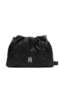 TOMMY HILFIGER - Tommy Hilfiger Torebka Th Feminine Mini Crossover AW0AW18718 Czarny. Kolor: czarny. Materiał: skórzane #2