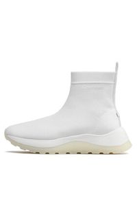 Calvin Klein Sneakersy 2 Piece Sole Sock Boot-Knit HW0HW01338 Biały. Kolor: biały. Materiał: materiał #2