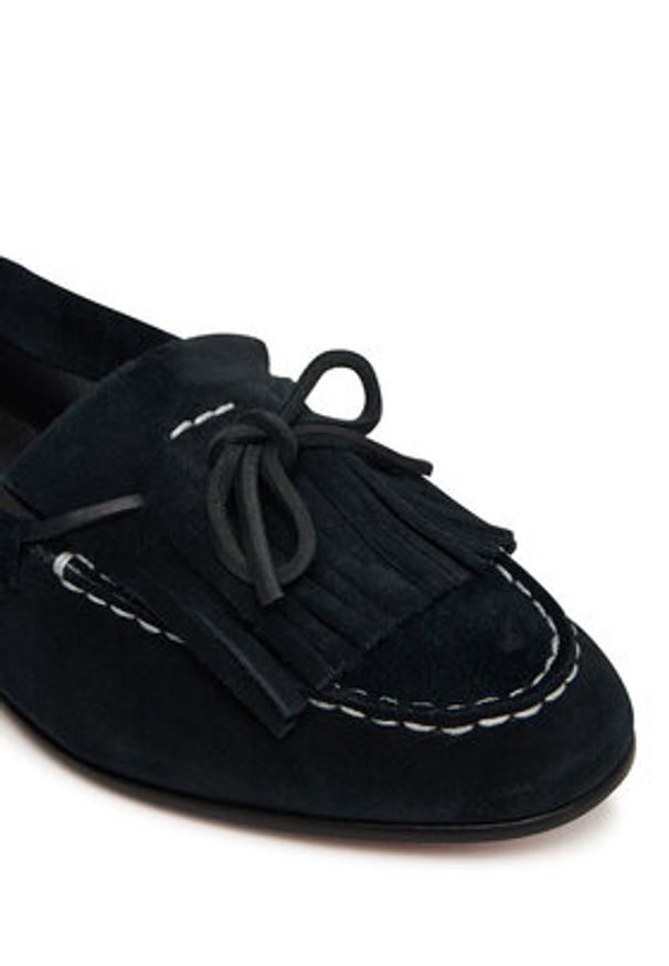 Polo Ralph Lauren Loafersy 818942648001 Czarny. Kolor: czarny. Materiał: skóra, zamsz