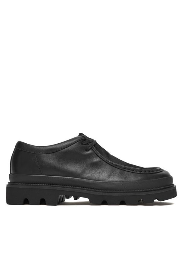 Clarks Półbuty Badell Seam 26183896 Czarny. Kolor: czarny. Materiał: skóra