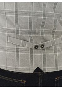 Pako Lorente - PAKO LORENTE – Szara kamizelka jednorzędowa w kratę. Kolor: szary #5
