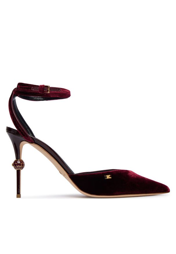 Szpilki Elisabetta Franchi. Kolor: czerwony. Obcas: na szpilce