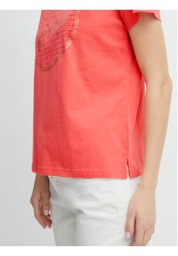 Fransa T-Shirt 20611797 Koralowy Regular Fit. Kolor: pomarańczowy. Materiał: bawełna #6