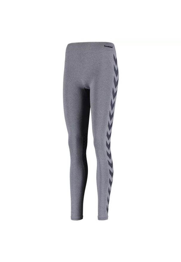 Legginsy Sportowe Hummel Classic Bee Ci Seamless Tights Damskie. Kolor: szary