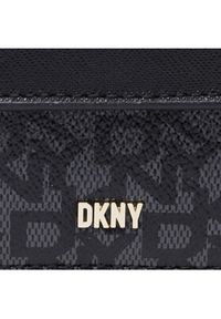 DKNY Torebka Minnie Shoulder Bag R233JT72 Czarny. Kolor: czarny. Materiał: skórzane