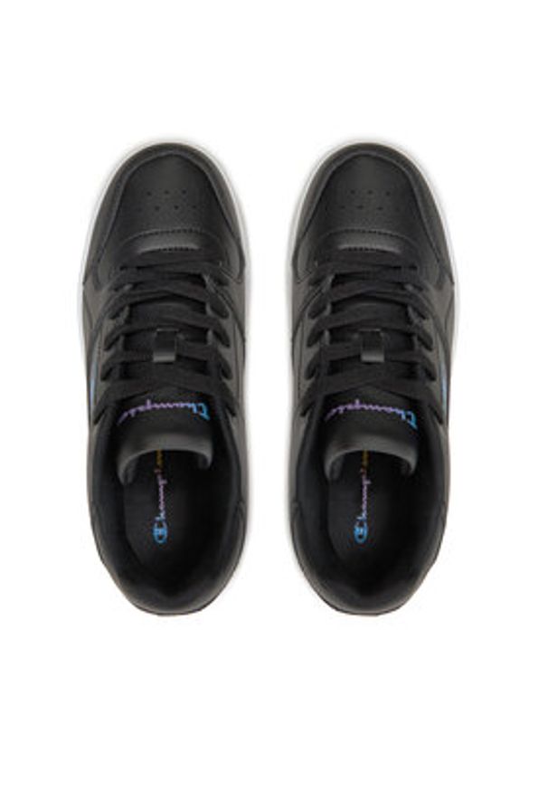 Champion Sneakersy Rebound Low G Gs S32492-CHA-KK001 Czarny. Kolor: czarny. Materiał: skóra