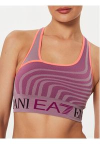 EA7 Emporio Armani Biustonosz sportowy 6DTH51 TJDGZ 2305 Fioletowy. Kolor: fioletowy. Materiał: syntetyk #5