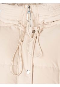 Silvian Heach Kurtka "Down Jacket" | PGA22446PI | Kobieta | Beżowy. Okazja: na co dzień. Typ kołnierza: kaptur. Kolor: beżowy. Materiał: poliester. Styl: casual #5
