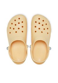 Crocs Klapki Classic Platform Pearl Clog 211231 Żółty. Kolor: żółty. Obcas: na platformie #3