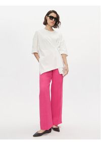 Weekend Max Mara T-Shirt Bolero 2415941031 Biały Oversize. Kolor: biały. Materiał: bawełna #4