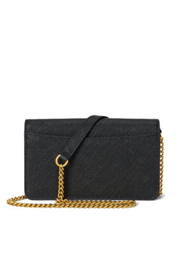 Lauren Ralph Lauren - LAUREN RALPH LAUREN Torebka 432966784008 Czarny. Kolor: czarny. Materiał: skórzane