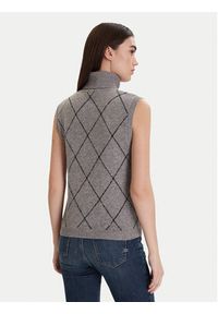 ViCOLO Golf 77069F Szary Regular Fit. Typ kołnierza: golf. Kolor: szary. Materiał: wełna #4