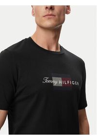 TOMMY HILFIGER - Tommy Hilfiger T-Shirt MW0MW43226 Czarny Regular Fit. Kolor: czarny. Materiał: bawełna #5