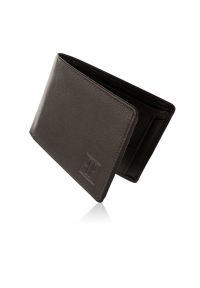 Portfel skórzany PAOLO PERUZZI T-66-BR brązowy. Kolor: brązowy. Materiał: skóra #1