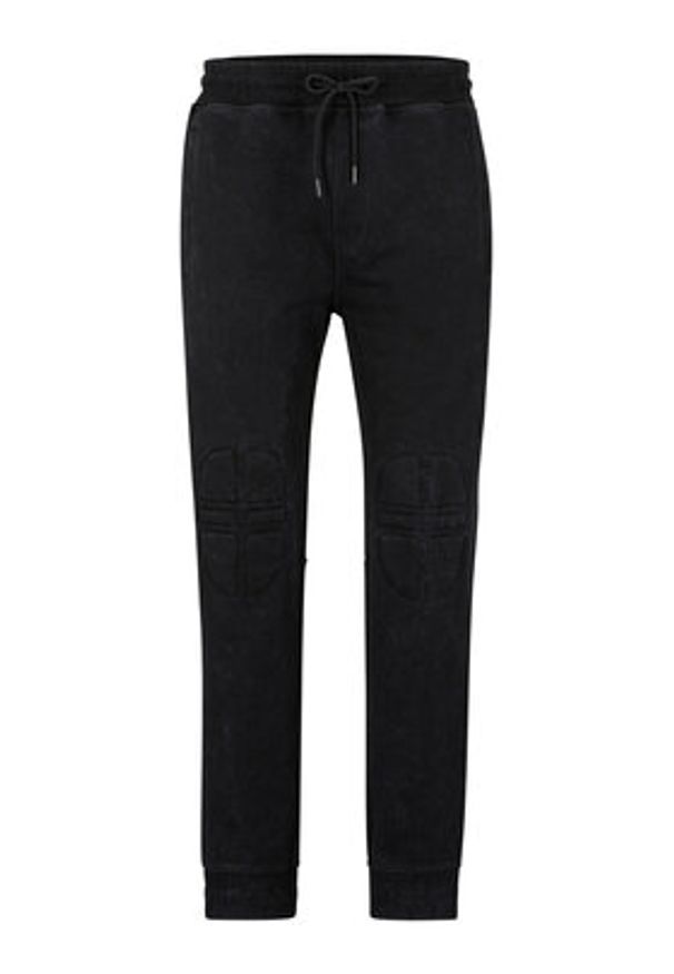 BOSS - Boss Spodnie dresowe 50495288 Czarny Relaxed Fit. Kolor: czarny. Materiał: dresówka, bawełna