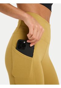 Roxy Legginsy Heart Into It Ankle ERJNP03690 Zielony Slim Fit. Kolor: zielony. Materiał: syntetyk #2