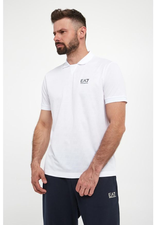 EA7 Emporio Armani - Polo męskie EA7 EMPORIO ARMANI. Typ kołnierza: polo