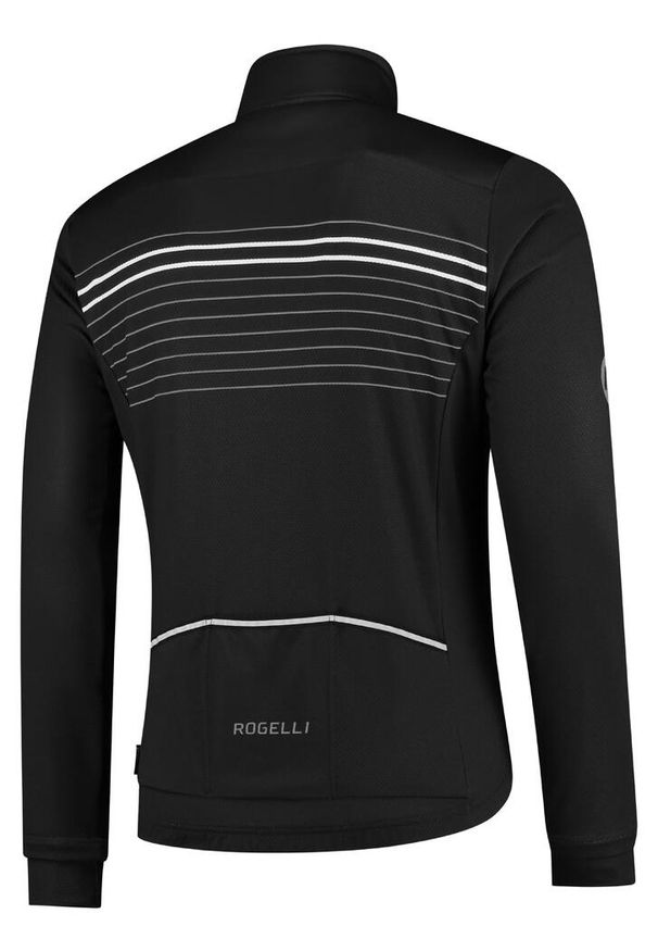 ROGELLI - Kurtka rowerowa męska Rogelli Kalon softshell. Kolor: czarny, wielokolorowy, biały. Materiał: softshell. Sport: kolarstwo