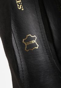 Renee - Czarne Czółenka Vices na Słupku ze Skórzaną Wkładką Linariah. Kolor: czarny. Materiał: skóra. Obcas: na słupku #4