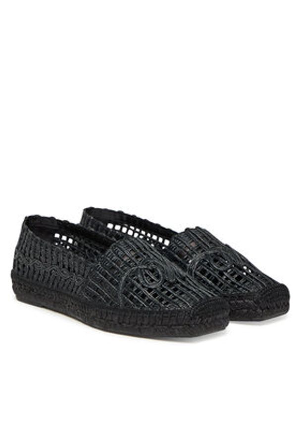 Weekend Max Mara Espadryle 2515521135670 Czarny. Kolor: czarny