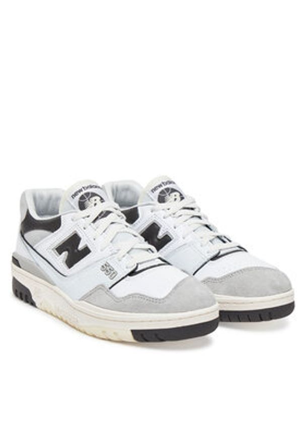 New Balance Sneakersy BB550GWB M Biały. Kolor: biały. Materiał: skóra