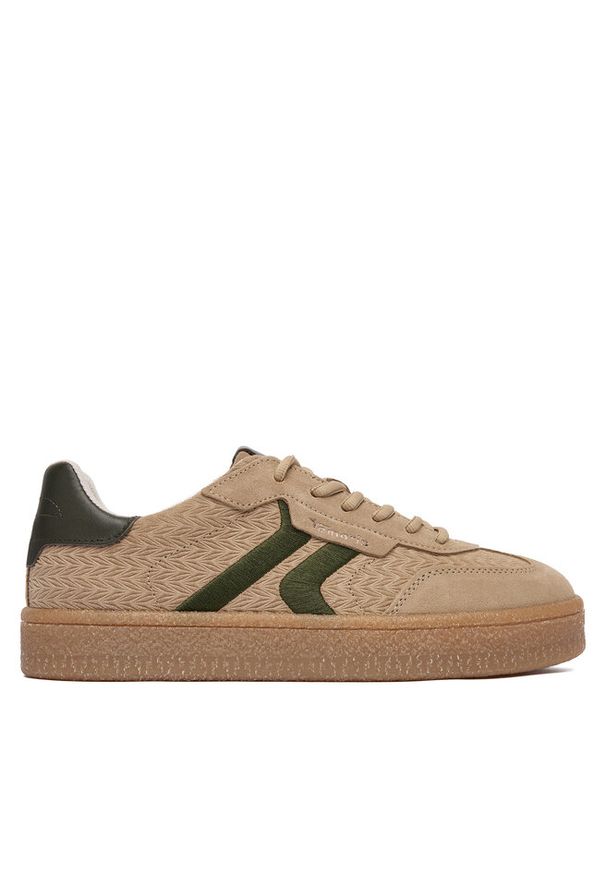 Sneakersy Tamaris. Kolor: beżowy
