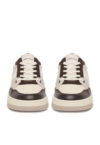 Guess Jeans Sneakersy EO-TEKSAS-01 126AM Écru. Materiał: skóra #7