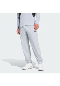 Adidas - Spodnie Dresowe Tech Essentials Workout. Kolor: szary. Materiał: dresówka. Technologia: ClimaCool (Adidas). Sport: fitness #1