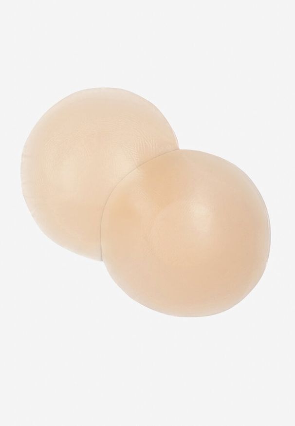 Born2be - Beżowy Naklejany Biustonosz Silikonowy Zirelle. Kolor: beżowy