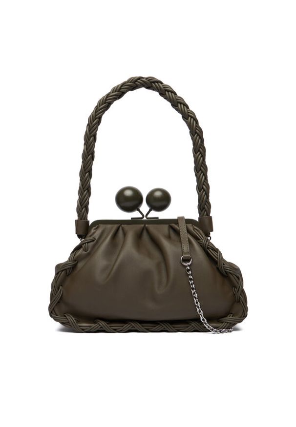 Weekend Max Mara Torebka 2615511144650 Khaki. Kolor: brązowy. Materiał: skórzane