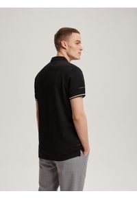 Diverse - Koszulka męska Polo PRM P 0223 S1811 - - Rozmiar: XL. Typ kołnierza: polo. Kolor: czarny. Materiał: elastan, bawełna #3