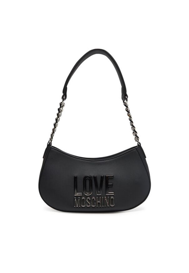 Love Moschino - LOVE MOSCHINO Torebka JC4256PP0MKD000B Czarny. Kolor: czarny. Materiał: skórzane