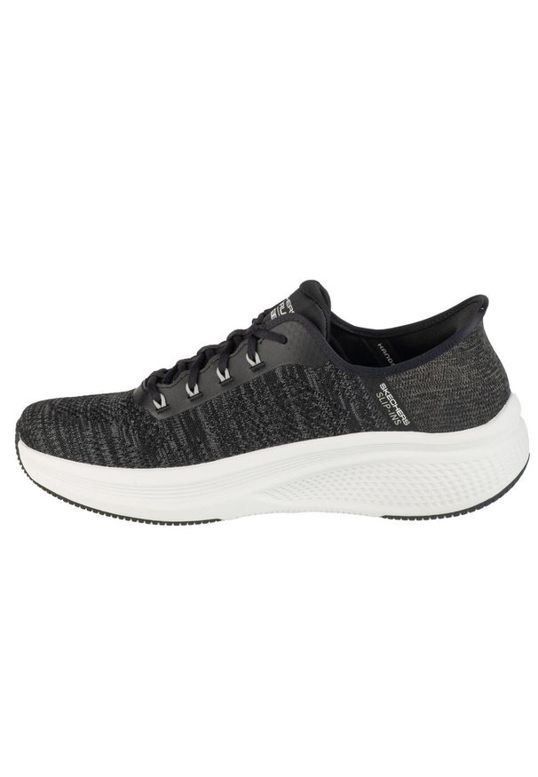 skechers - Buty do biegania męskie, Slip-Ins: Go Run Elevate 2.0. Kolor: czarny. Sport: bieganie