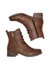 Mustang Trzewiki 1229-513 Brązowy. Kolor: brązowy. Materiał: materiał #4