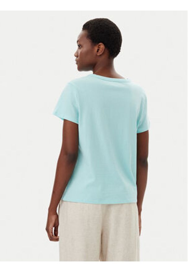 GAP - Gap T-Shirt 723631-06 Zielony Regular Fit. Kolor: zielony. Materiał: bawełna