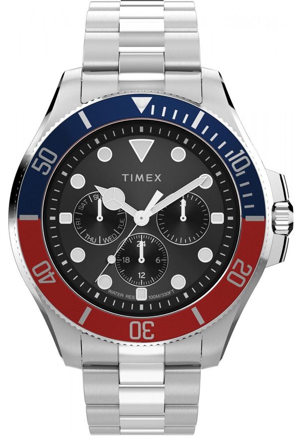 Zegarek Timex Zegarek męski Timex TW2Y33300 srebrny. Kolor: srebrny