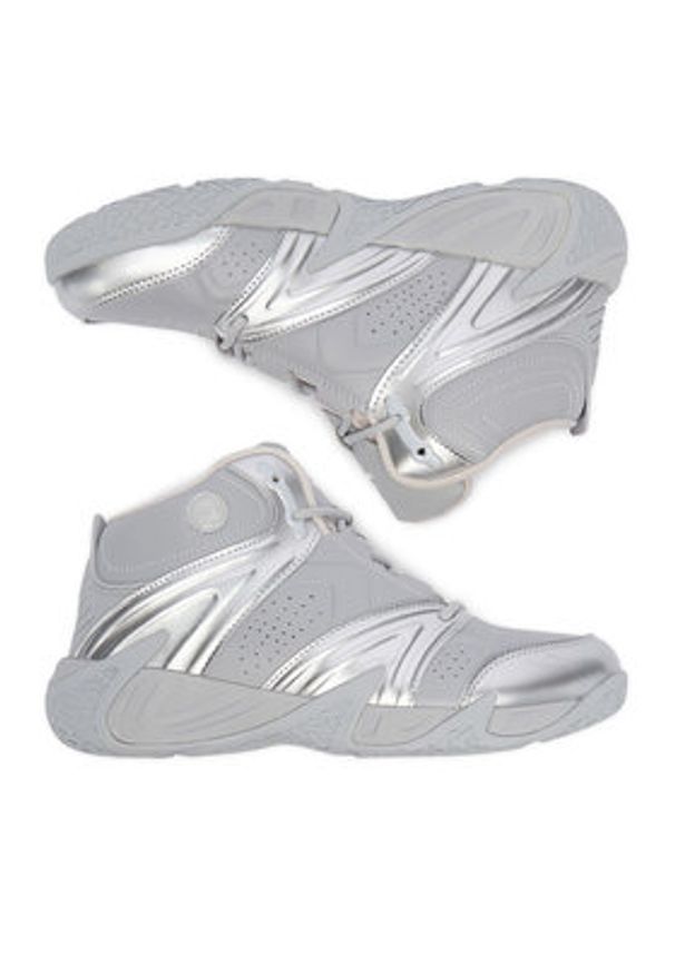 Shaq Sneakersy CEO-DEVASTATOR AQ95010W-SS Szary. Kolor: szary. Materiał: skóra