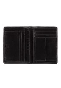 Wittchen - Męski portfel skórzany z osobnym panelem czarny. Kolor: czarny. Materiał: skóra #4