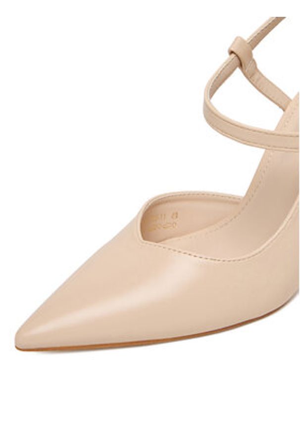 DeeZee Sandały DF-82780-11 Beżowy. Kolor: beżowy. Materiał: skóra