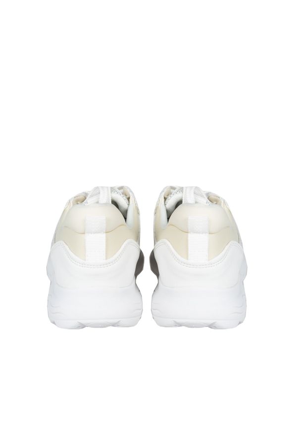 Geox Sneakersy "Spherica" | D16NUD 00085 | Kobieta | Biały. Nosek buta: okrągły. Kolor: biały. Materiał: tkanina, skóra